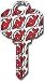 New Jersey Devils Schlage SC1 House Key