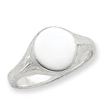 Sterling Silver Signet Ring - Size 7