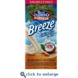 Blue Diamond Almond Coconut, Unsweetened Original, 32-Ounce (Pack of 8)
