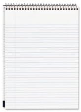 Mead Premium Wirebound Legal Pad - 70 Sheet - 20lb - College Ruled - 8.5" x 11.75" - 1 Each - White