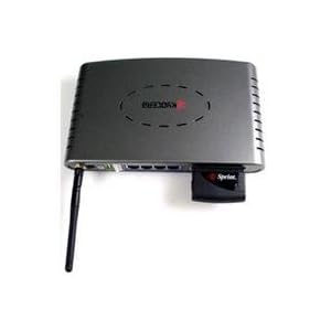 Kyocera KR1 Mobile Router - Wireless router + 4-port switch - Ethernet, Fast Ethernet, 802.11b, 802.11g - external Kyocera KR1 Mobile Router - Wireless router + 4-port switch - Ethernet, Fast Ethernet, 802.11b, 802.11g - external