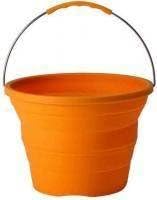WACKY PRACTICALS COLLAPSIBLE PACK AWAY BUCKET ORANGE
