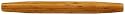 Helen's Asian Kitchen Bamboo 18-Inch Rolling Pin, Caramelized