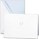 Review Crane & Co.  / Blue Baby Footprints Thank You Notes