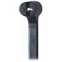 Thomas & Betts TY525MX Cable Tie 50lb 7" Ultraviolet Resistant Black Nylon with Stainless Steel Lock