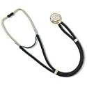 Prestige Medical Gold Plated Sprague Stethoscope, Black