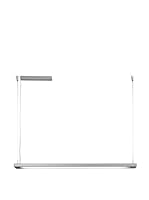 SEGNO Lámpara De Suspensión Line 2 S120 Cell 230V 2X54W T5 As Plata/Transparente