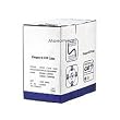 1000FT 23AWG Cat6 400MHz UTP Solid, Plenum Jacket (CMP) , Bulk Ethernet Cable -Gray