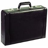 SOLO Classic Collection Leather Laptop Attaché, Removable Laptop Sleeve up to 16 Inches, Check-Fast Airport Security-Friendly Case, Burgundy, 488-2