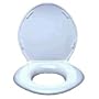 Big John Toilet Seat - White - Closed Front - with Lid - A13424 01
