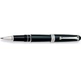 Aurora 88 Chrome Large Black with Nikargenta Trim Rollerball Pen