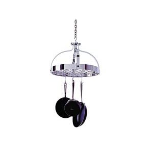 Enclume PR2-CH Premier Chrome Dutch Crown Pot Rack with Grid 20-in.