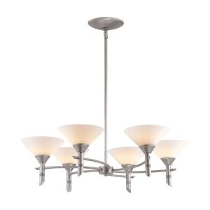 Luna 6-Light Chandelier 28 Inches W - Access Lighting 23846-SAT OPL by Access Lighting