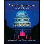 Public Administration Understanding Management, Politics, and Law in the Public Sector by Rosenbloom, David, Kravchuk, Robert, Clerkin, Richard [McGraw-Hill Humanities/Social Sciences/Languages,2008] [Paperback] 7TH EDITION