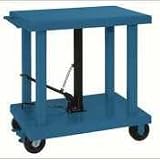WESCO 24 "x 36" Foot Operated Hydraulic Lift Table Four Corner Post, 2,000 lbs Capacity - Model #: LT-20-2436