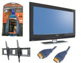 Philips 47PFL7432D 47" 1080p LCD HDTV with Ambilight + Wall Mount & Screen Cleaning Kit, HDMI 2M (6-Feet) Cable