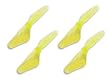 Four (4) Replacement Yellow Tail Props (Qty 4) for Mini Infrared Remote Control Electric Helicopt