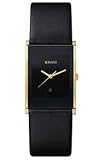 Rado Men's Black Leather Black Dial Watches Integral R20787155