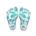 Pair of Blue Cotton Reflexology Massage Socks