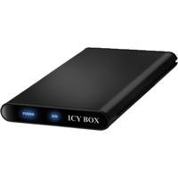 Icy Box Enclosure For 2.5" SATA Hard Drive with ESATA & USB External Connector. USB Bus Powered. Black. Pouch Included