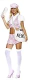 5 Piece Newspaper Delivery Girl Costume Pretty Pink Plaid Skirt Outfit for Contemporary Too!