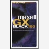 Maxell E 240 GX Black  Blank Tapes