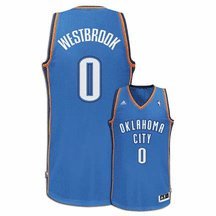 Russell Westbrook Blue adidas Revolution 30 Swingman Oklahoma City Thunder Jersey
