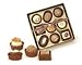 Set of 9 Chocolate Scented Candles in a Chocolate Gift Box