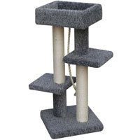 PetPal Grey Four Platform Cat Tree-