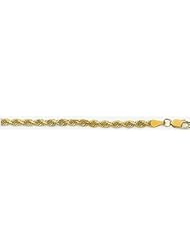 4mm Diamond Cut Rope Chain 24"
