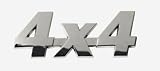 Review Sumex  / '4 x 4' Chrome Car Badge/ Emblem