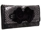 Betsey Johnson Side To Side Bow Crossbody Cross Body Handbags - Pewter