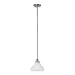 Royce Lighting RP700-1 Prescott Pendant Finish: Brushed Steel, Bulb Type: Incandescent