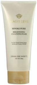 KOREAN COSMETICS, INEL Cosmetics_ MAGISLENE, Hinoki Pure Brightening Cleansing Foam 180ml (moisturizer, aloe vera, organic olive ingredients) [001KR] by Magis Lene