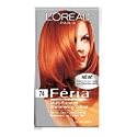 L'Oreal Feria Multi-Faceted Shimmering Colour 3X Highlights Permanent Haircolour Gel 74 Copper Shimmer - Deep Copper