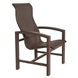 Tropitone 740501 Rich Earth Lakeside Sling Armchair with High Back