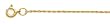 14K Yellow Gold 1.0MM REGULAR ROPE SOLID 18" NECKLACE