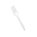Heavy/Medium Weight Polystyrene Forks, White [Set of 3]