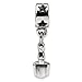 Sterling Silver Reflections Spade Dangle Bead title=