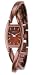 DKNY Bronze Crossover Bracelet Brown Mother-of-Pearl Dial Women's Watch #NY4729