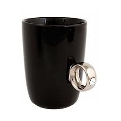 Tasse / Becher schwarz Kristall 2 Carat Cup, Tasse / Becher Silber mit Kristall 2 Carat Cup