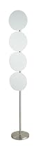 Adesso Cirque Floor Mirror, Steel