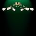Kitchen & Housewares : Micro Antique Satin Flush Ceiling Fitting 1866-6ab