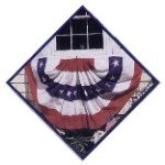 Redwhiteblue Stripes and Stars Full Fan
