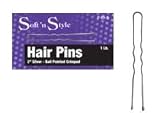 Soft'N Style 2 Silver Hair Pins - 1 Lb.