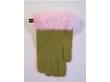Review Hollywood Kitchens  / Baking Beauty's Oven Gloves Kimberly Ann Sage with Pink Trim Oven Gloves 1-pair