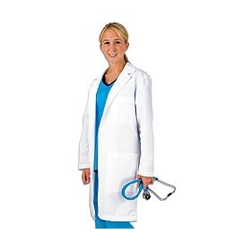 White Swan Uniforms Women's Long White Lab Coat