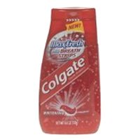 Buy Colgate Max Fresh Liquid Toothpaste with Mini Breath Strips, Cinnamint – 4.6Oz