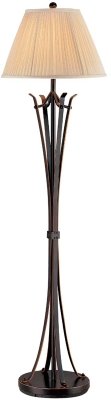 St Michael Antique Bronze Floor Lamp
