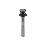 Buy KOHLER K-7124-BRZ Pop-Up Clicker Drain without Overflow, Oil-Rubbed Bronze by Kohler